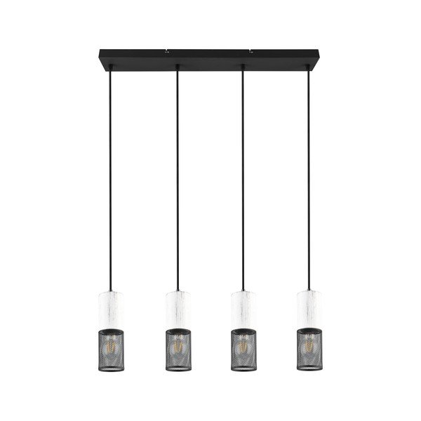 Fekete-fehér függőlámpa Tosh – Trio-image-4