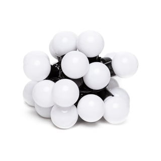 Fehér LED fényfüzér, 20 gömbbel - Bonami Essentials