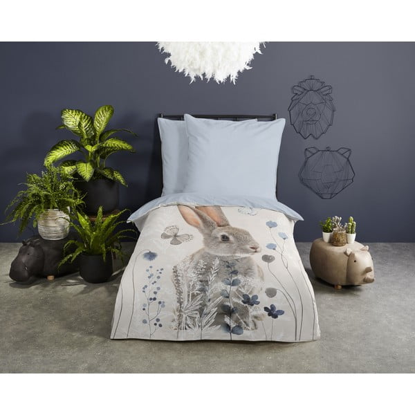 Egyszemélyes pamut gyerek ágyneműhuzat 140x200 cm – Good Morning-image-1