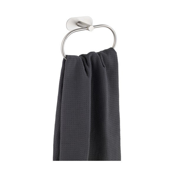 Matt ezüstszínű öntapadós rozsdamentes acél törölközőtartó Orea – Wenko-image-4