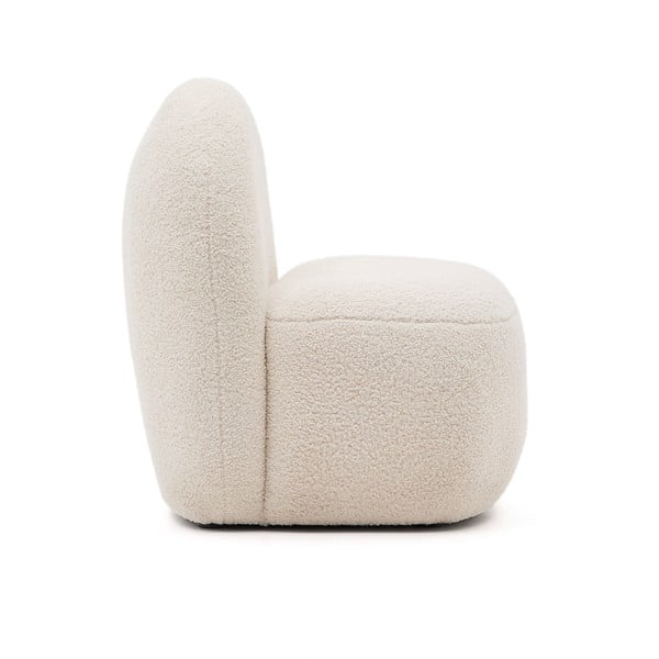 Fehér buklé gyerek fotel Bucky – Kave Home-image-1
