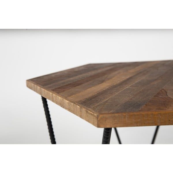 Cor tárolóasztal újrahasznosított teakfából - White Label-image-2