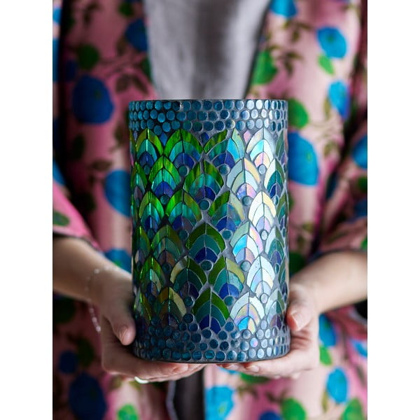 Üveg gyertyatartó teamécseshez Kali – Bloomingville-image-3