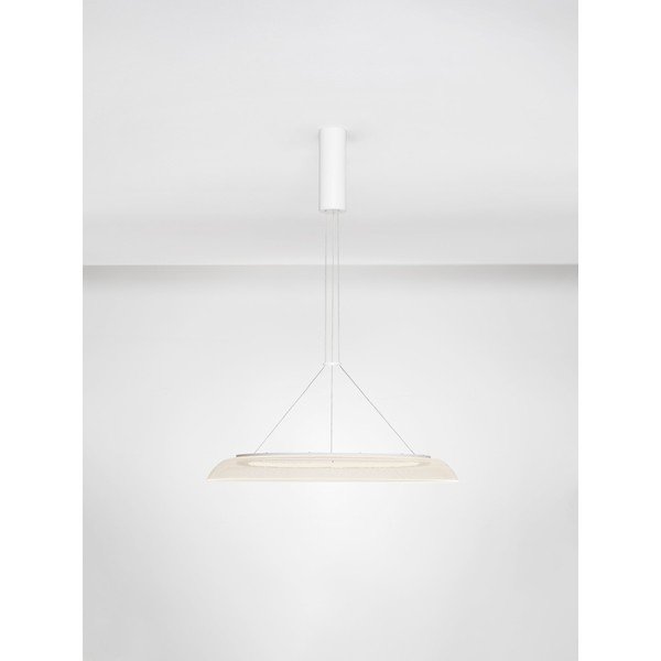 Matt fehér alumínium LED függőlámpa akrilüveg búrával ø 60 cm Mantle – Nova Luce-image-4