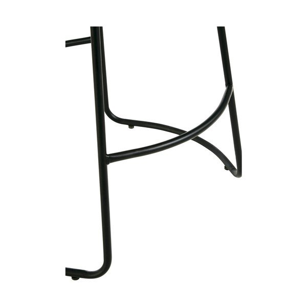 Fekete-barna kárpitozott bárszék (ülésmagasság 64 cm) Brixton – Premier Housewares-image-4