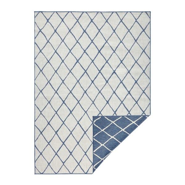 Malaga kék-krémszínű kültéri szőnyeg, 120 x 170 cm - NORTHRUGS-image-3