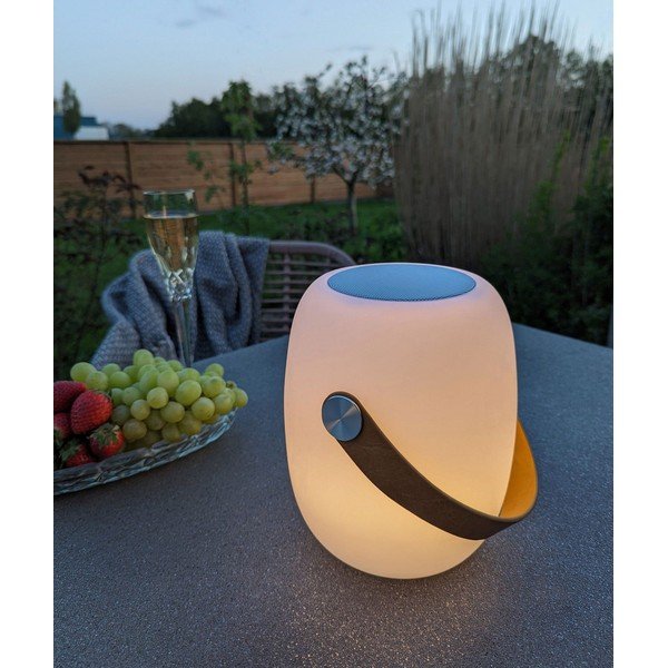 USB LED hordozható kültéri lámpa időzítő funkcióval, hangszóróval ø 18 cm Cardiff – House Nordic-image-1