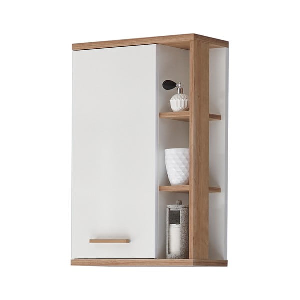 Fehér függő fürdőszoba szekrény 51x75 cm Set 923 - Pelipal-image-2