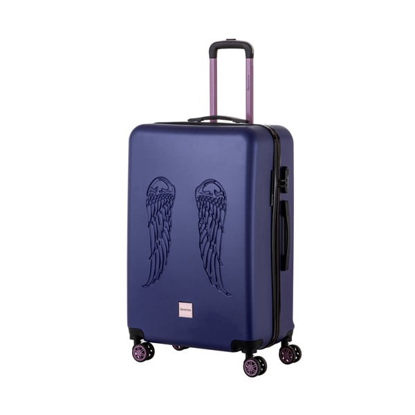Wingy kék bőrönd, 107 l - Berenice