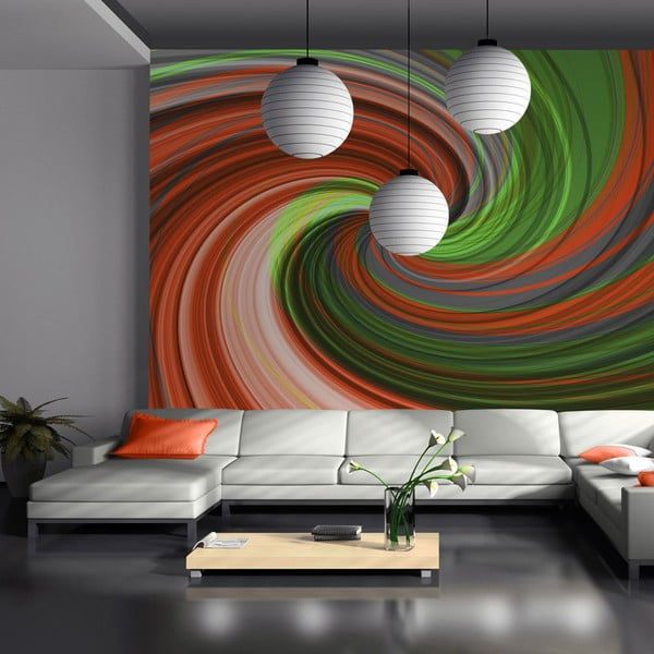 Swirling Rainbow nagyméretű tapéta, 300 x 231 cm - Artgeist