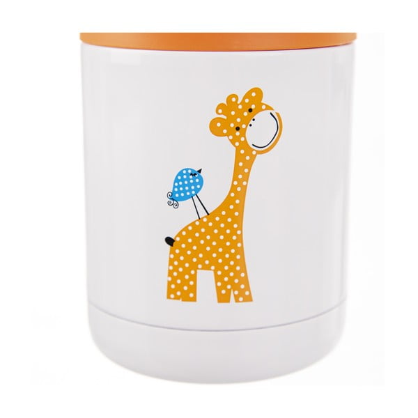 Fehér-narancssárga gyerek termosz 480 ml Žirafa – Orion-image-3