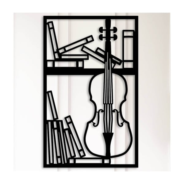 Violin fém fali dekoráció