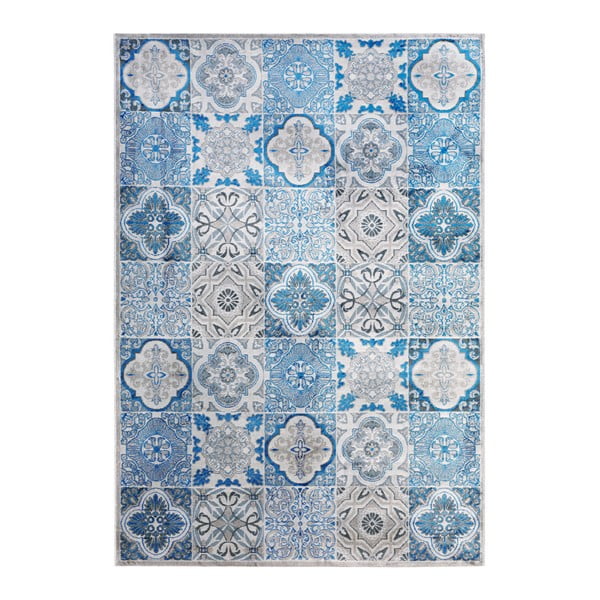 Double kék szőnyeg, 110 x 200 cm - DECO CARPET
