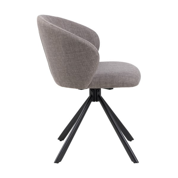 Szürke kárpitozott étkezőfotel szett 2 db-os Pippa – Actona-image-3