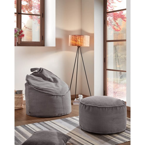 Szürke babzsákfotel Wilma – Kave Home-image-1