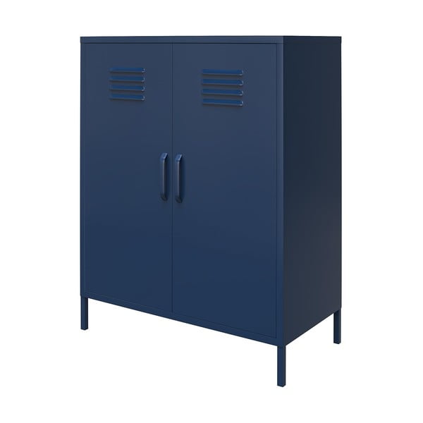 Kék fém szekrény 80x102 cm Bradford - Queer Eye-image-4