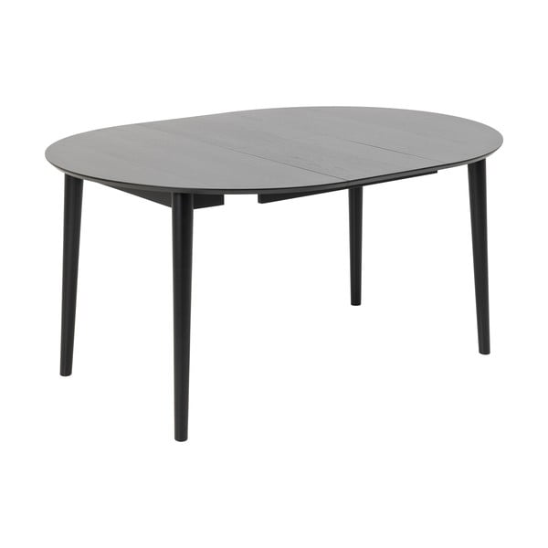 Kerek bővíthető étkezőasztal tölgyfa dekoros asztallappal ø 115 cm Montreux – Actona-image-4