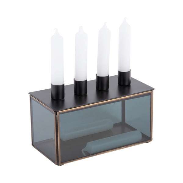 Üveg gyertyatartó  Boxed Rectangle – PT LIVING-image-4