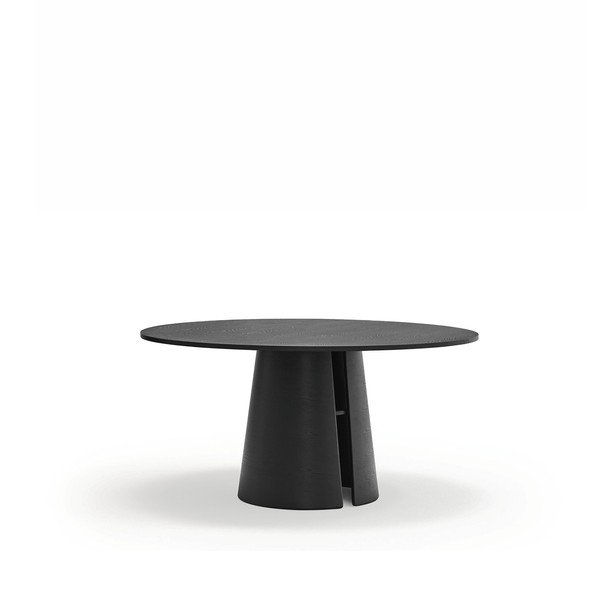 Kerek étkezőasztal kőrisfa dekorral ø 157 cm Cep – Teulat-image-2