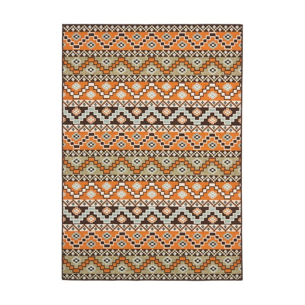 Una narancssárga-barna kültéri szőnyeg, 120 x 180 cm - Safavieh