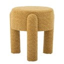 Okkersárga kárpitozott ülőke Bruno – Bloomingville