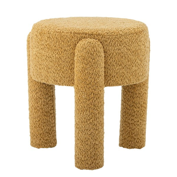 Okkersárga kárpitozott ülőke Bruno – Bloomingville