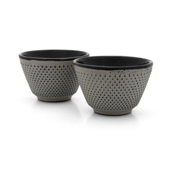 Szürke öntöttvas csésze szett 2 db-os 100 ml Jang – Bredemeijer