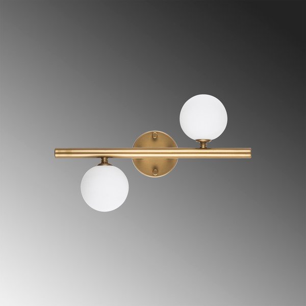 Aranyszínű fali lámpa Domino – Opviq lights-image-3