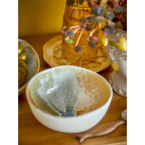 Krémszínű kőedény tálka szett 4 db-os 525 ml Lacey – Bloomingville-image-1