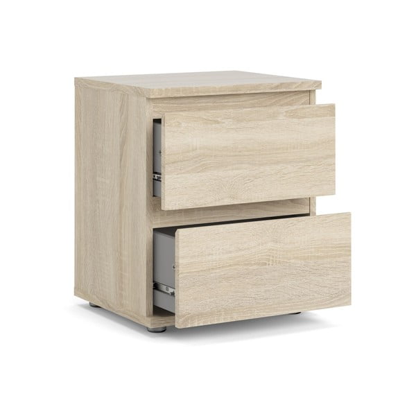 Éjjeliszekrény tölgyfa dekorral Nova - Tvilum-image-2