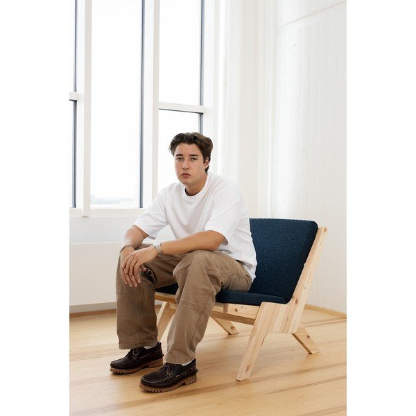 Sötétkék fotel Sway – Karup Design-image-1