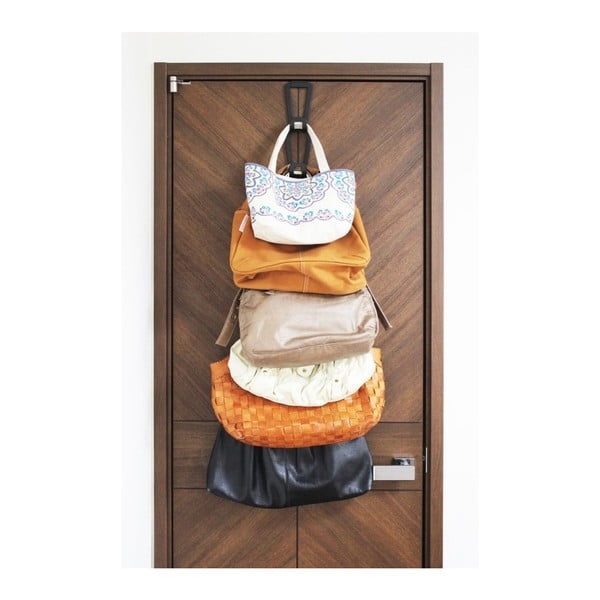 Kanazawa fekete táskafogas 6 akasztóval - YAMAZAKI-image-2