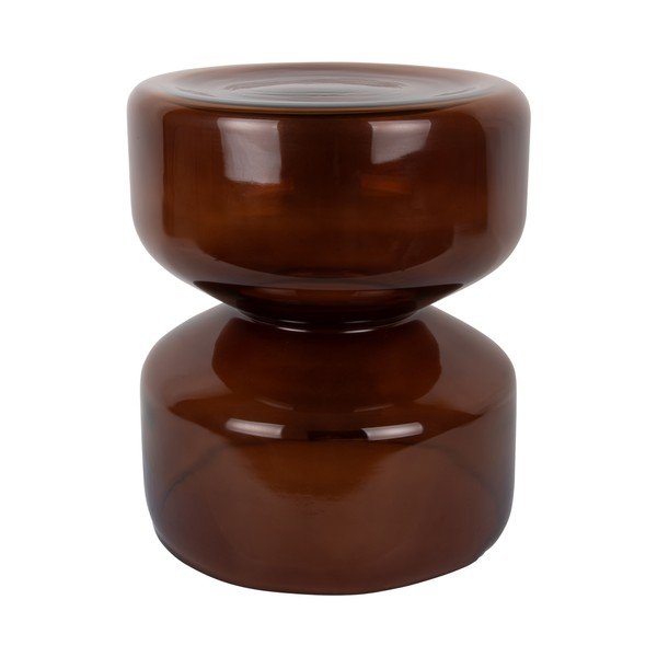 Üveg kerek tárolóasztal ø 35 cm Doble  – Leitmotiv