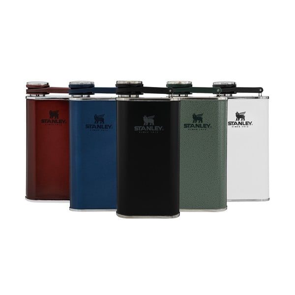 Fekete rozsdamentes acél laposüveg 230 ml Easy-Fill Wide Mouth Flask Black – Stanley-image-2