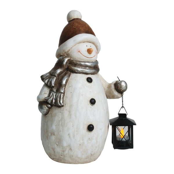 Snowman karácsonyi szobrocska, magassága 42 cm - Naeve