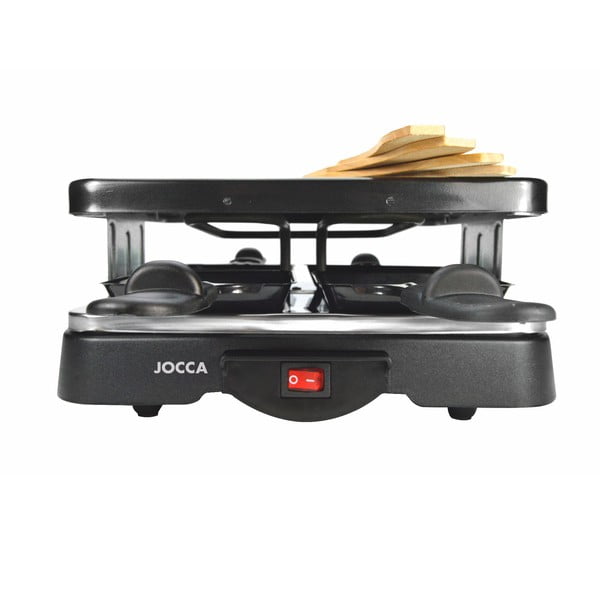 Raclette fekete raclette grill tapadásmentes felülettel - JOCCA