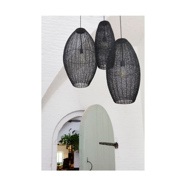 Creative fekete függőlámpa, ⌀ 40 cm - BePureHome-image-3