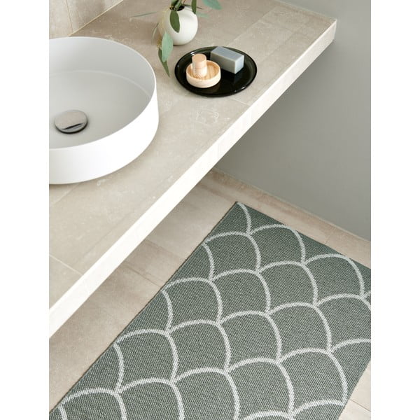 Zöld kültéri-beltéri futószőnyeg 70x225 cm Kotte Army Sage – Pappelina-image-1