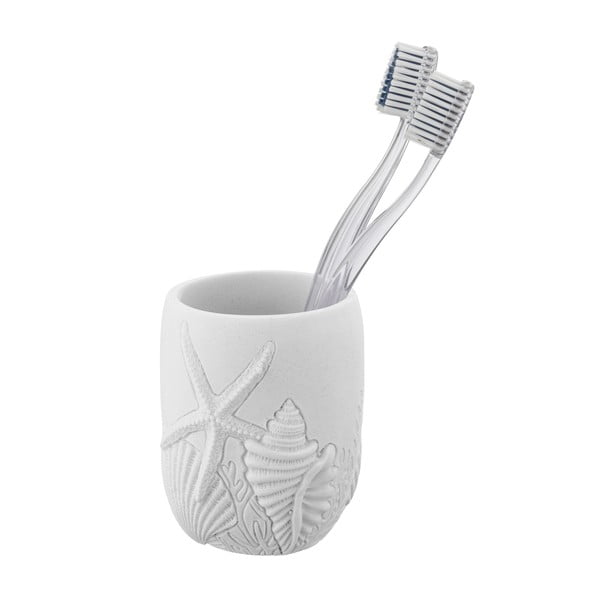 Fehér poligyanta fogkefetartó pohár Maloto – Wenko