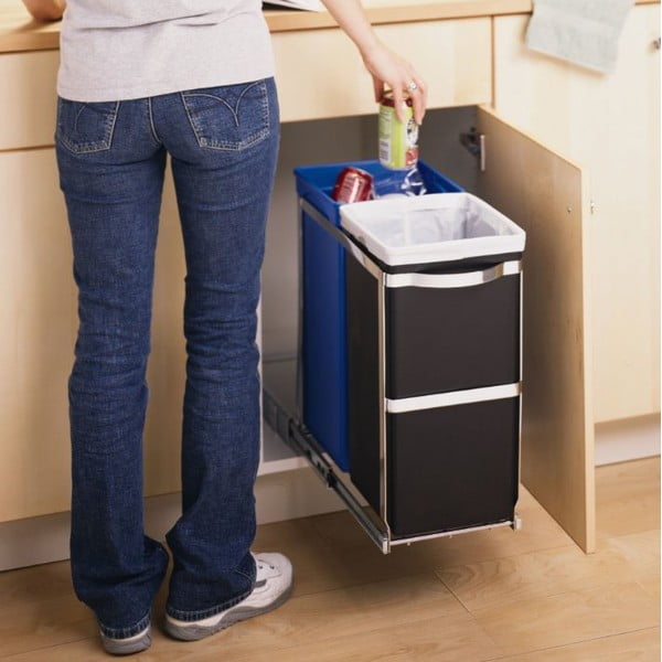 Műanyag szemetes 35 l Dual - simplehuman-image-1