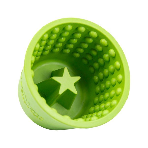 Habzsolásgátló tál Yoggie Pot Green – LickiMat-image-2