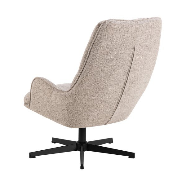 Bézs forgó buklé fotel Bosley – Actona-image-3