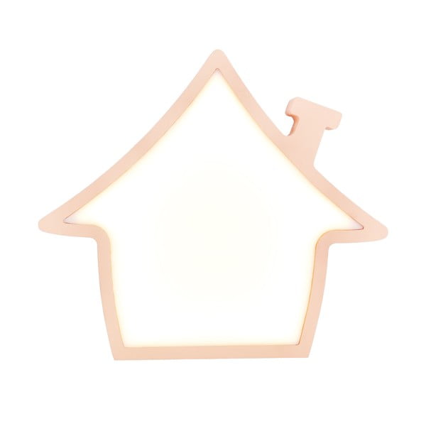 Rózsaszín gyerek éjjelilámpa House – Candellux Lighting-image-2