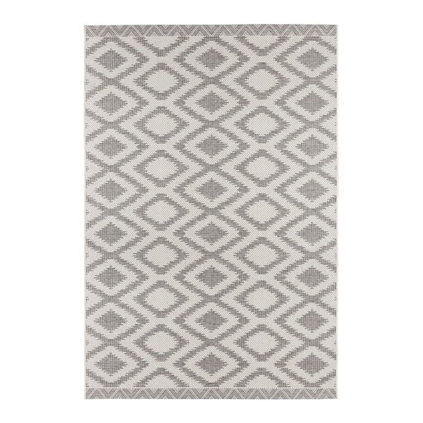 Isle szürke-krémszínű kültéri szőnyeg, 140 x 200 cm - NORTHRUGS