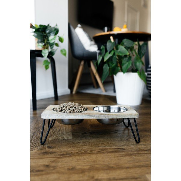 Fa tálka szett állvánnyal kutyáknak Dog Fantasy – Plaček Pet Products-image-1