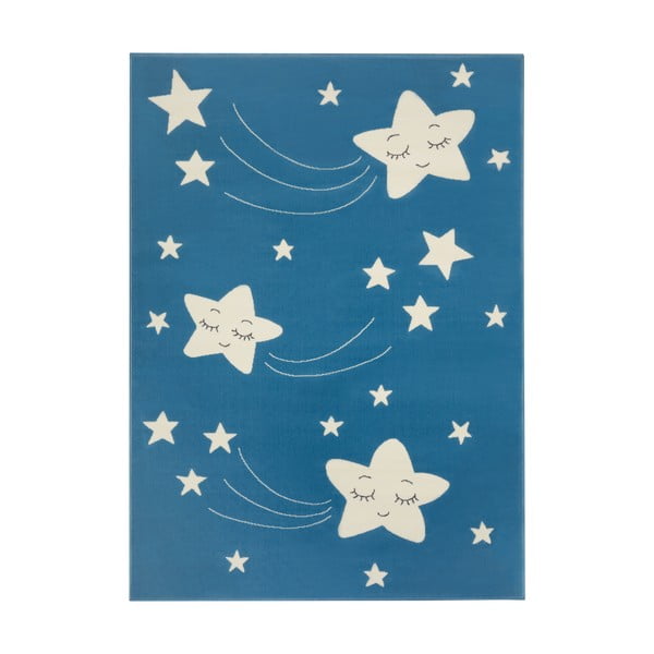 Adventures Stardust kék gyerekszőnyeg, 80 x 150 cm - Hanse Home