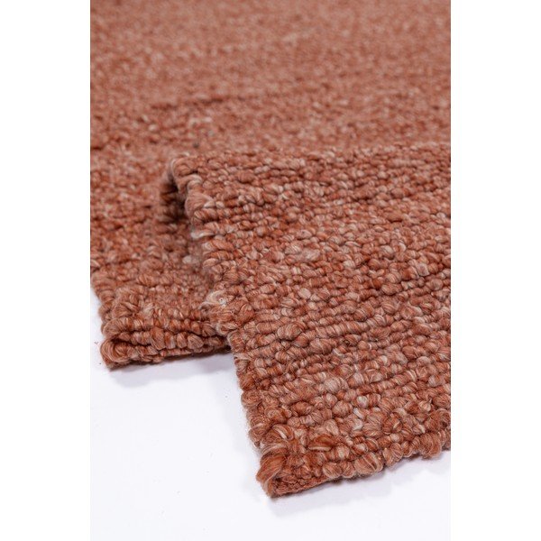 Terrakotta színű kézi szövésű szőnyeg 120x170 cm Finley – Flair Rugs-image-4