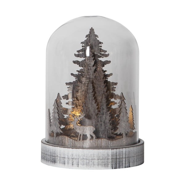 Barna karácsonyi fénydekoráció ø 12,5 cm Kupol – Star Trading