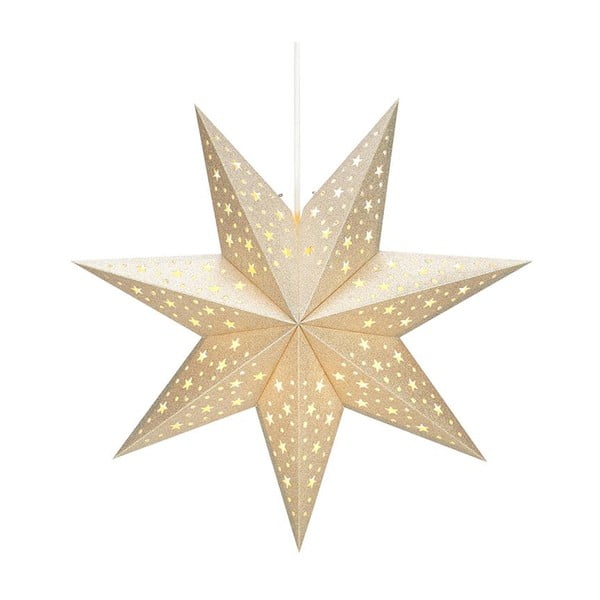 Aranyszínű fénydekoráció karácsonyi mintával ø 45 cm Solvalla – Markslöjd