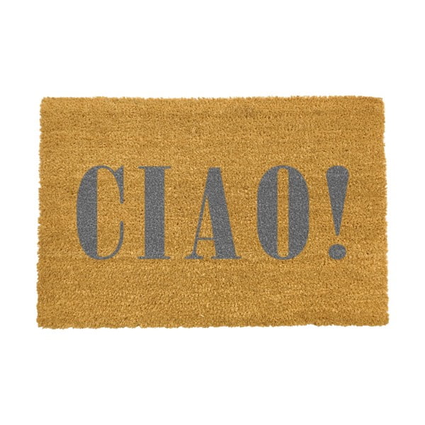 Ciao Grey kókuszrost lábtörlő, 40 x 60 cm - Artsy Doormats